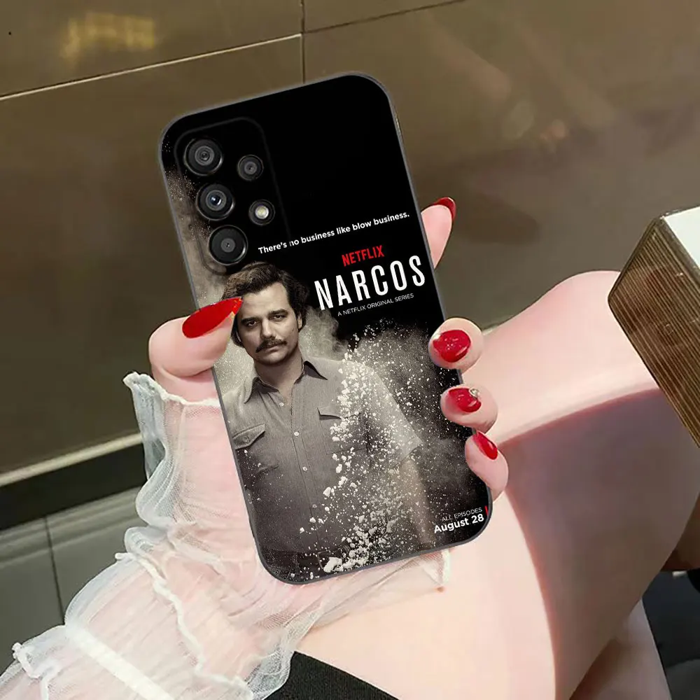 Narcos serie de televisión Pablo Escobar funda para Samsung A14 A15 A16 A22 A23 A26 A32 A34 A35 A36 A42 A51 A52 A53 A54 A55 A56 A71 A73 - imagen 4