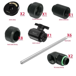 Barrow Kit Tubos Rígidos para Refrigeración Líquida PC