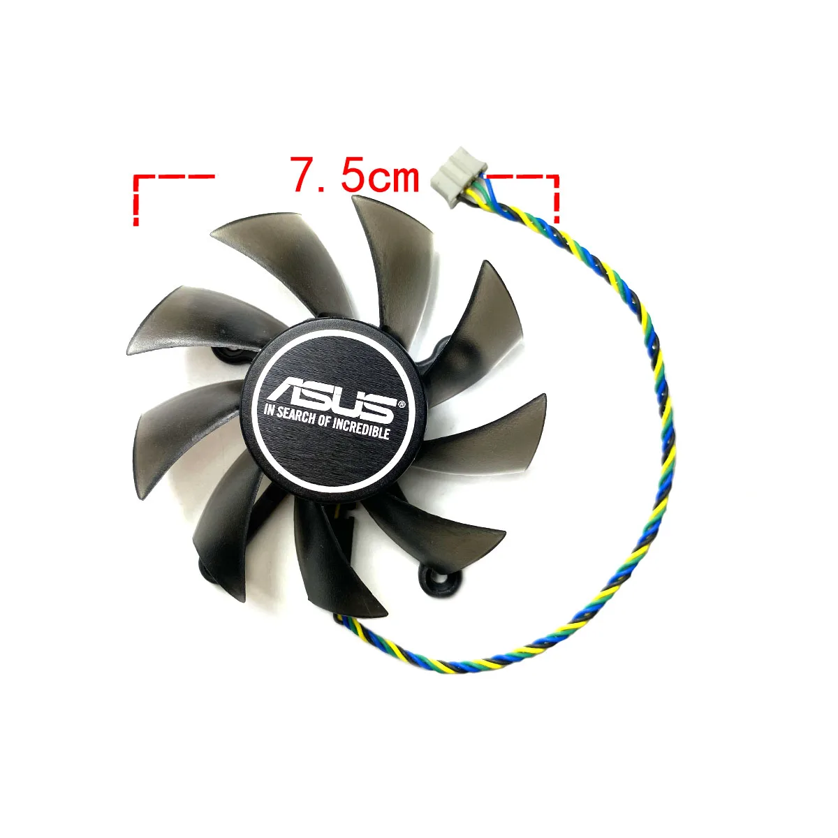 Nuevo para ASUS GeForce GTX1030 1050 1050ti Phoenix ventilador de repuesto para tarjeta gráfica R 128015 BU - imagen 2