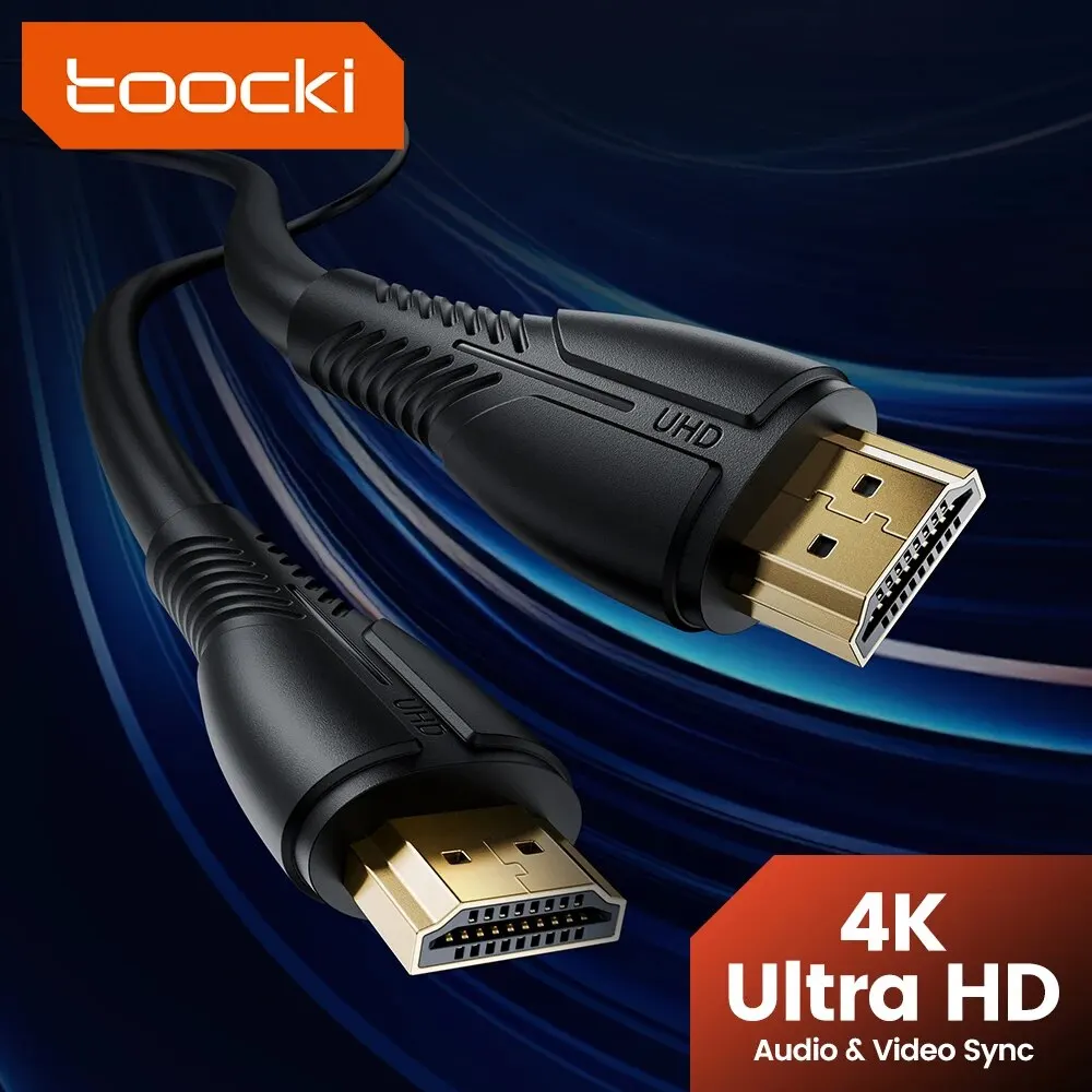 Toocki-Cable HDMI 2,0 para PS5, PS4, PS3, Xbox Fire TV Stick, reproductor de rayos azules, HDR, Ethernet de alta velocidad, 4K, 60Hz, 30Hz, macho