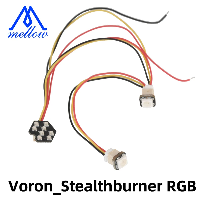 Mollow DIY Voron NeoPixel RGBW Mini botón PCB Leds V2 para Voron2.4 Trident impresora 3D STEALTHBURNER Kit LED