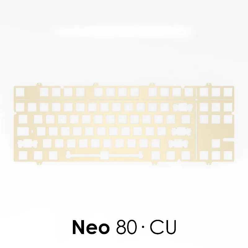 Placa de posicionamiento Neo80CU, placa de posicionamiento de aluminio PP PEI personalizada para PC, accesorios de teclado mecánico para juegos y oficina - imagen 3
