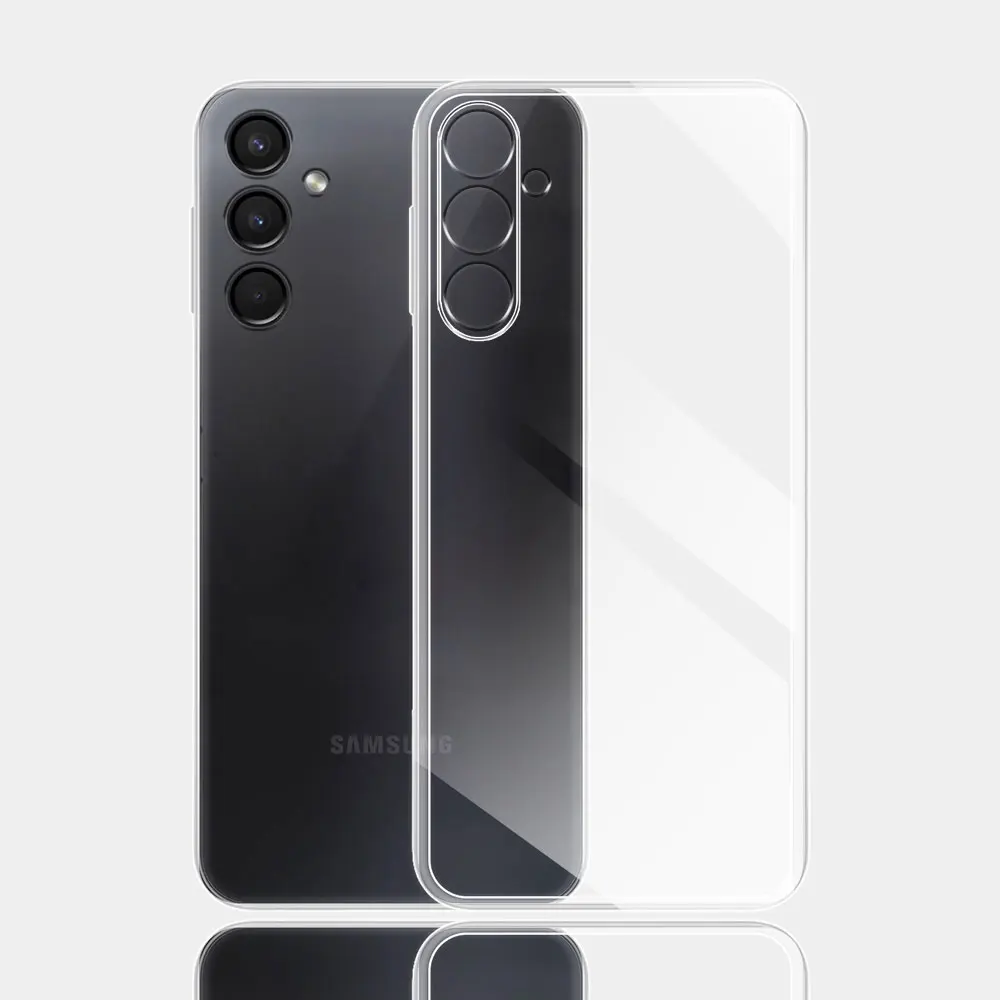Funda de teléfono delgada transparente para Samsung Galaxy A14 A24 A34 A54 A04s A15 A25 A35 A55 A16 A26 A36 A56 funda transparente de silicona TPU - imagen 2