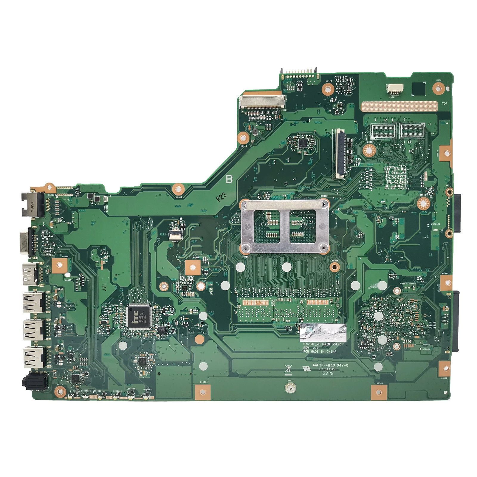 Placa base AKMEY P751J para ASUS PRO esencial P751JF P751JE P751JA placa base para ordenador portátil soporte i3 i5 REV 2,0 placa base - imagen 3