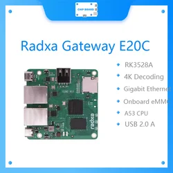 Radxa Gateway E20C Mini Ethernet Gigabit Doble Puertos