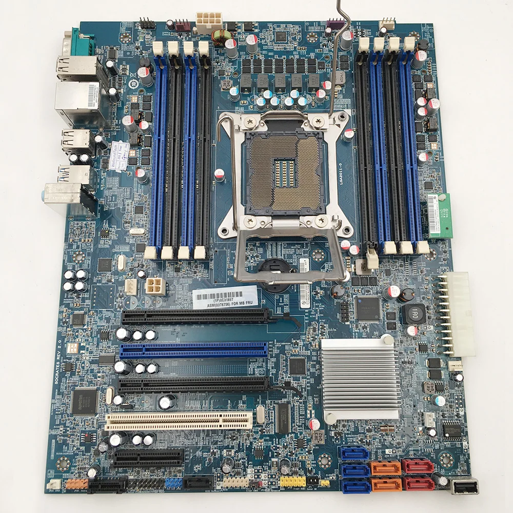 Para Lenovo ThinkStation S30 03T6734 03T6736 LGA2011 X79 placa base de estación de trabajo - imagen 5