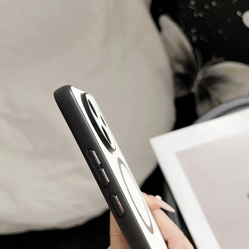 Para Xiaomi POCO F7 Ultra,F7 Pro funda magnética ELVEV Vintage piel-sentir cuero PU + funda trasera de teléfono con succión de PC dura - imagen 3