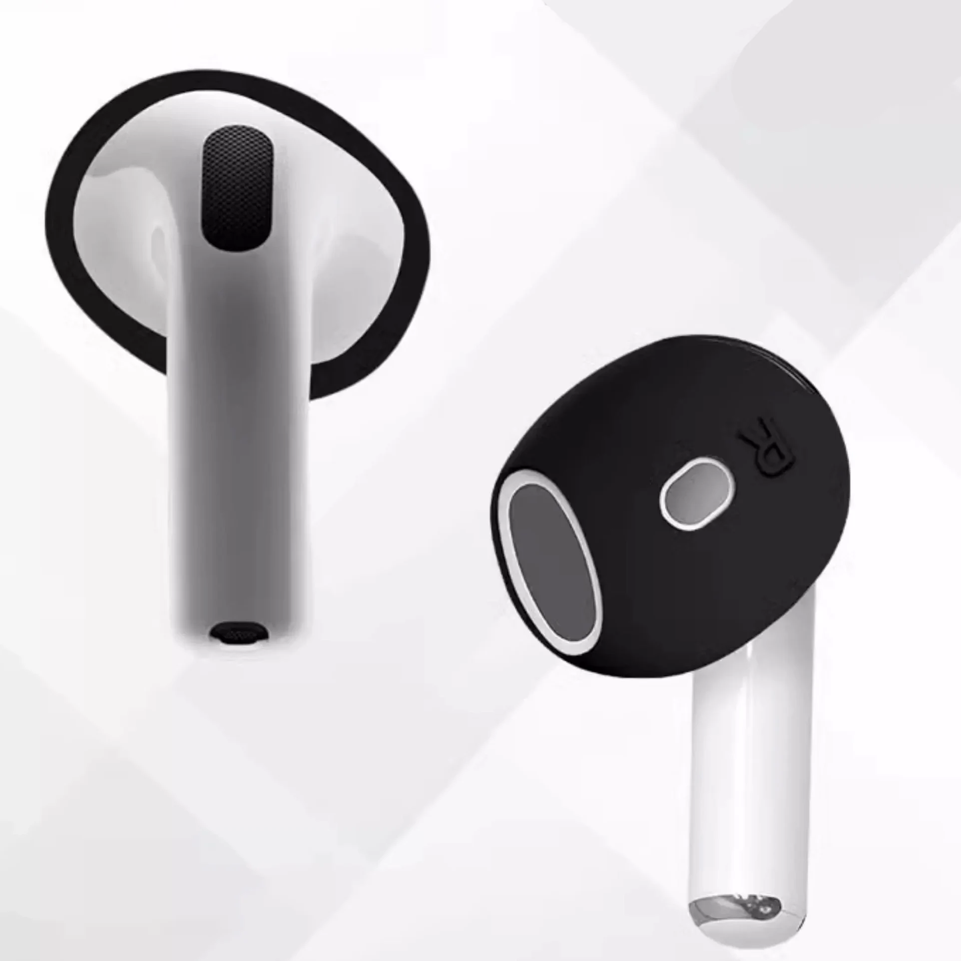 Tapones para los oídos de silicona compatibles con Bluetooth para AirPods Pro, tapones para los oídos de tercera generación, fundas para auriculares anticaída, transpare - imagen 2