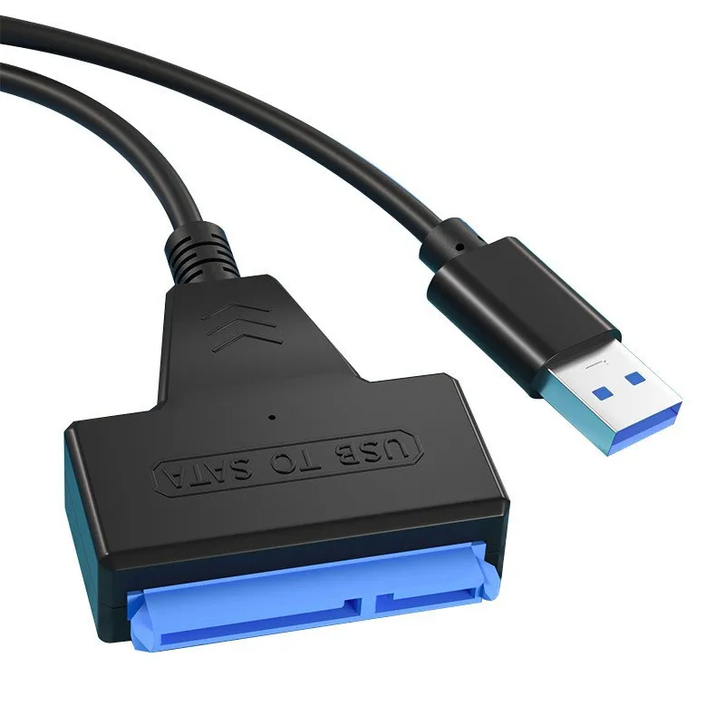 SATA a USB 3,0 2,0 Cable de unidad fácil USB 3,0 a Sata III adaptador de disco duro externo 2,5 pulgadas HDD SSD adaptador de disco duro alimentación CC - imagen 4