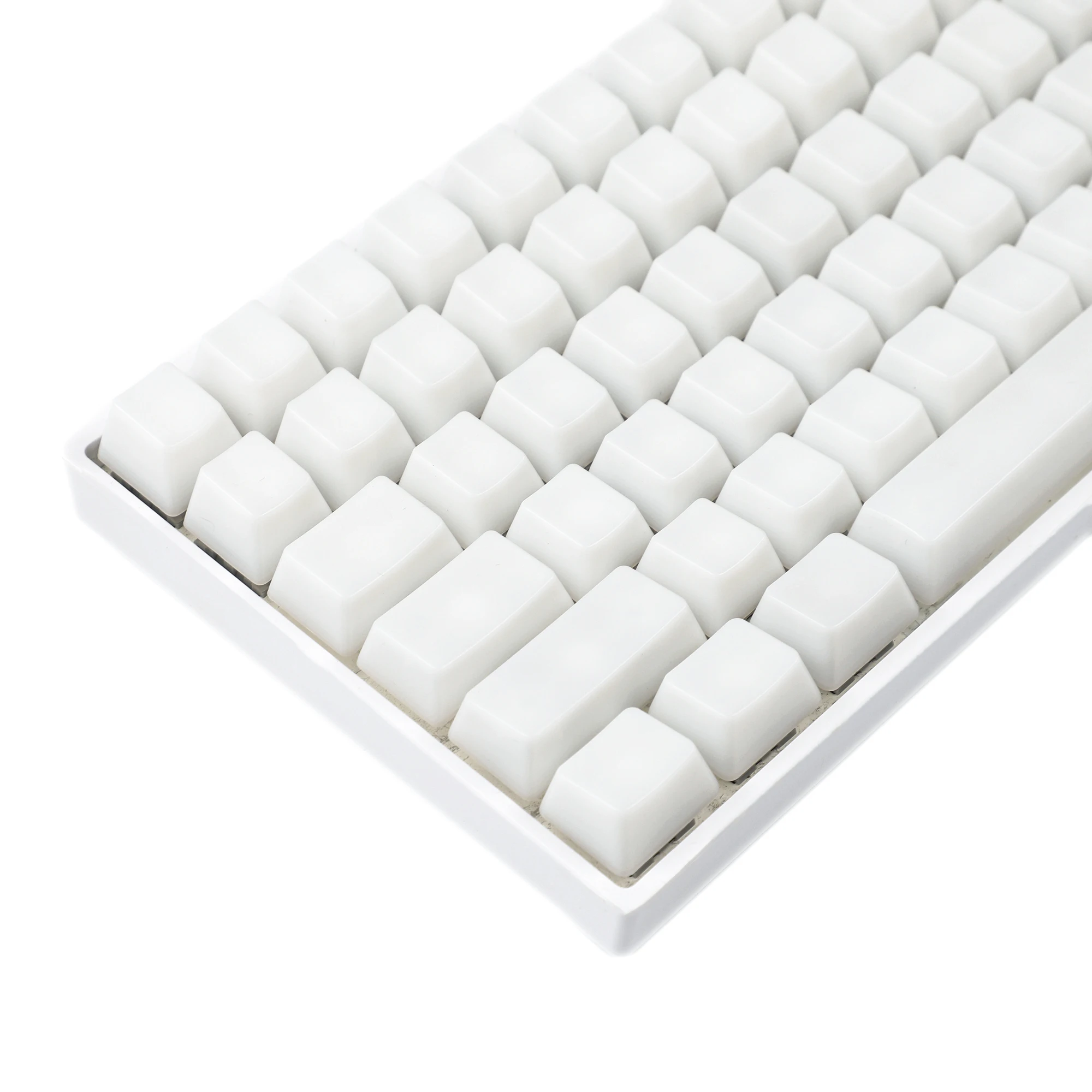 Teclas ABS ANSI ISO de 120mm para teclado mecánico MX, perfil OEM brillante, antiniebla, en blanco, GK61, 96, 84, 68, 1,5, 87, 108 - imagen 4