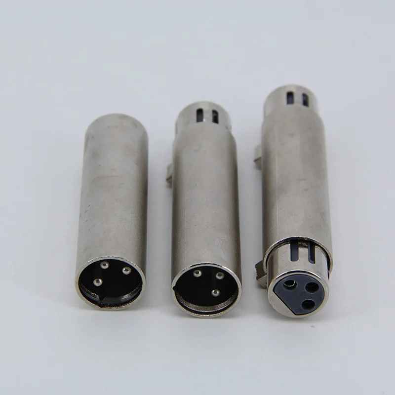 Adaptador de micrófono y altavoz de Audio XLR de 3 pines, conectores hembra a hembra, hembra a macho, macho a macho - imagen 5