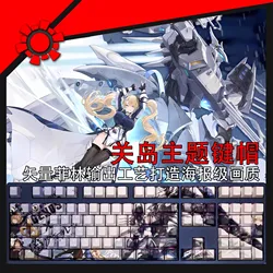 Teclas PBT UR Guam Azur Lane – Teclado Mecánico Retroiluminado