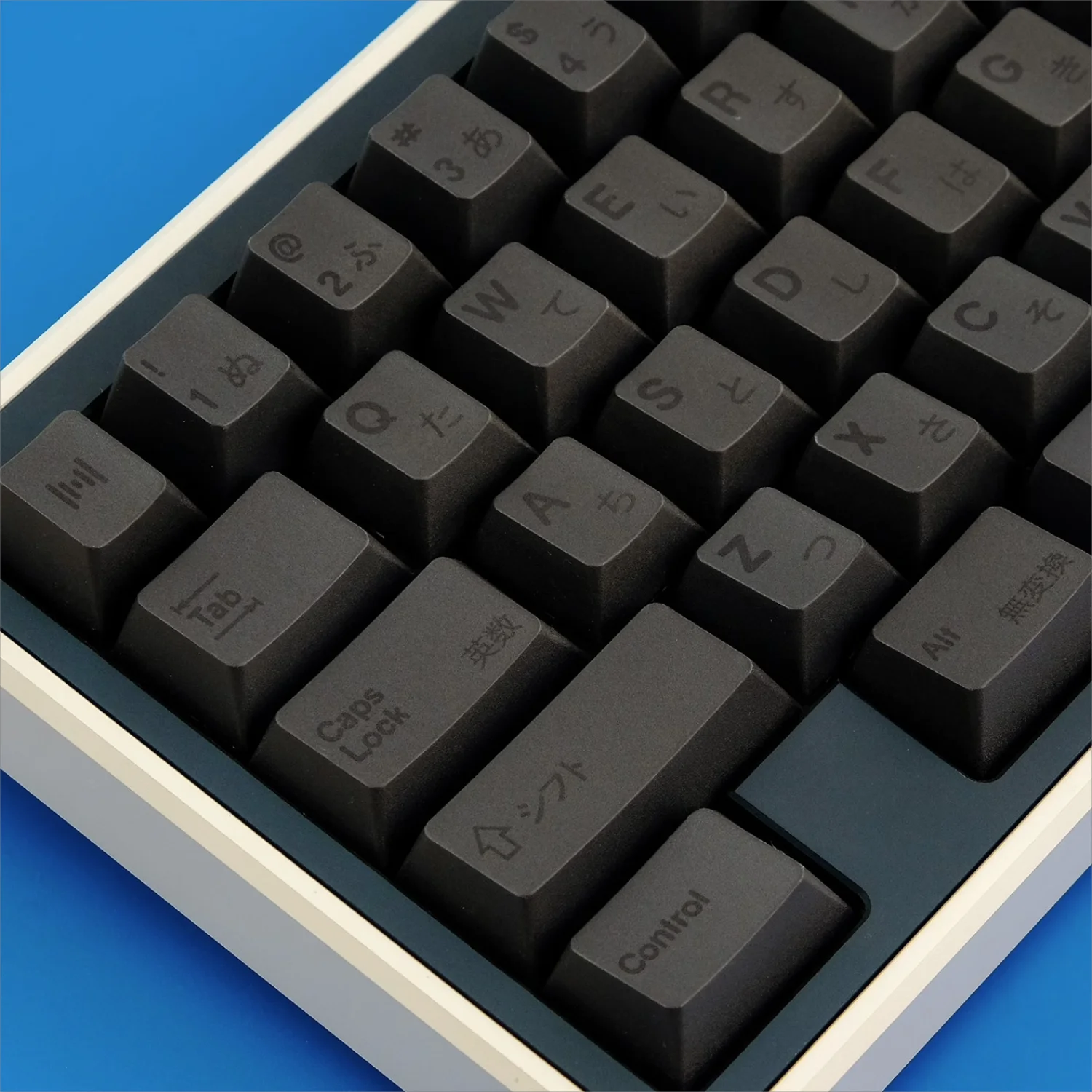 143 teclas BOB minimalista negro japonés teclas Cherry Profile Dye Sub PBT Teclado mecánico AULA F75 Ajazz AK820 Pro GK61 - imagen 2