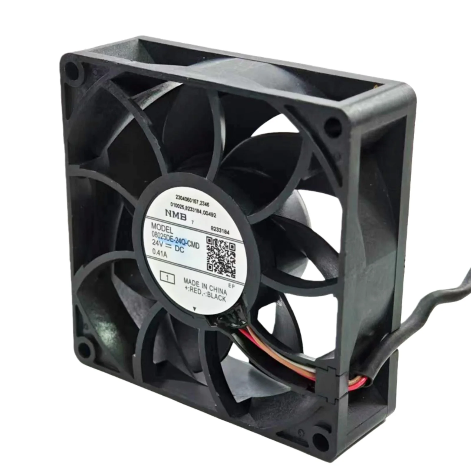 24V 0.41A 08025DE-24Q-CMD Inversor/Ventilador de refrigeración del inversor fotovoltaico, ventilador sin escobillas CC de alto flujo de aire para equipos industriales - imagen 4