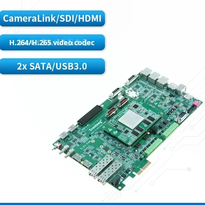 Tronlong XCZU7EV Xilinx Zynq UltraScale+ MPSoC ARM+FPGA 4K Codec Placa industrial - imagen 2