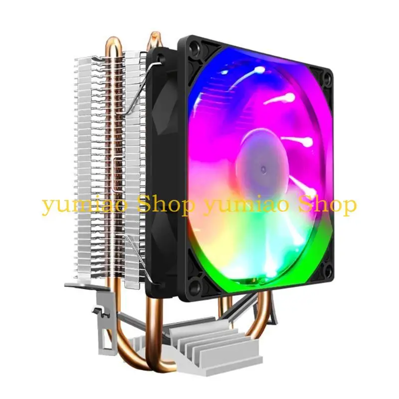 587B RGB iluminación ventilador color gran presión aire operación silenciosa para computadora CPU refrigerador