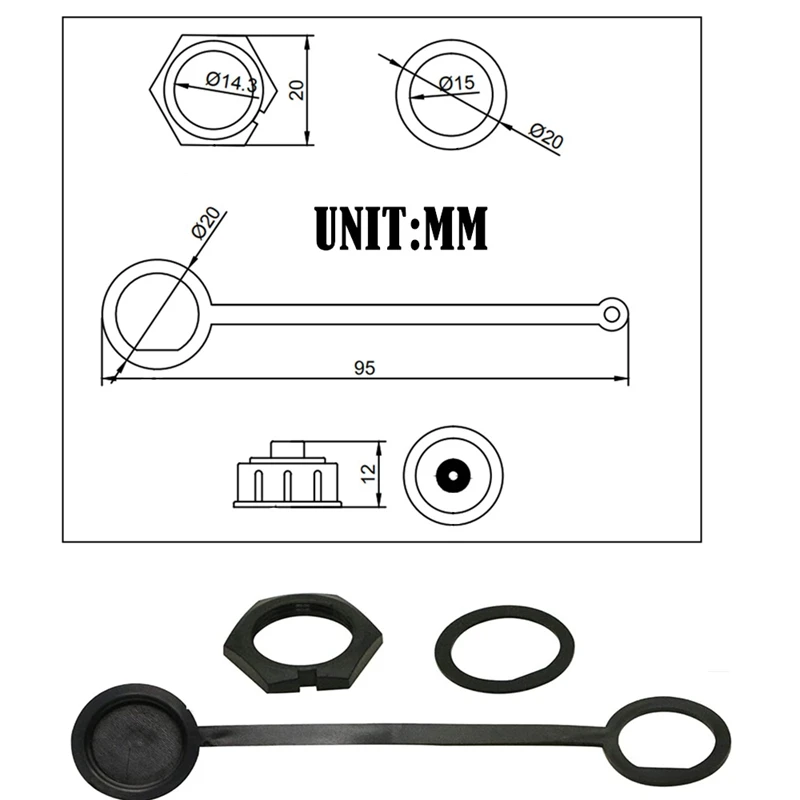 Ángulo de 90 grados USB C 3,1 tipo c hembra a USB A 3,0 macho hembra para Cables impermeables integrados en paneles de yate y barco - imagen 4
