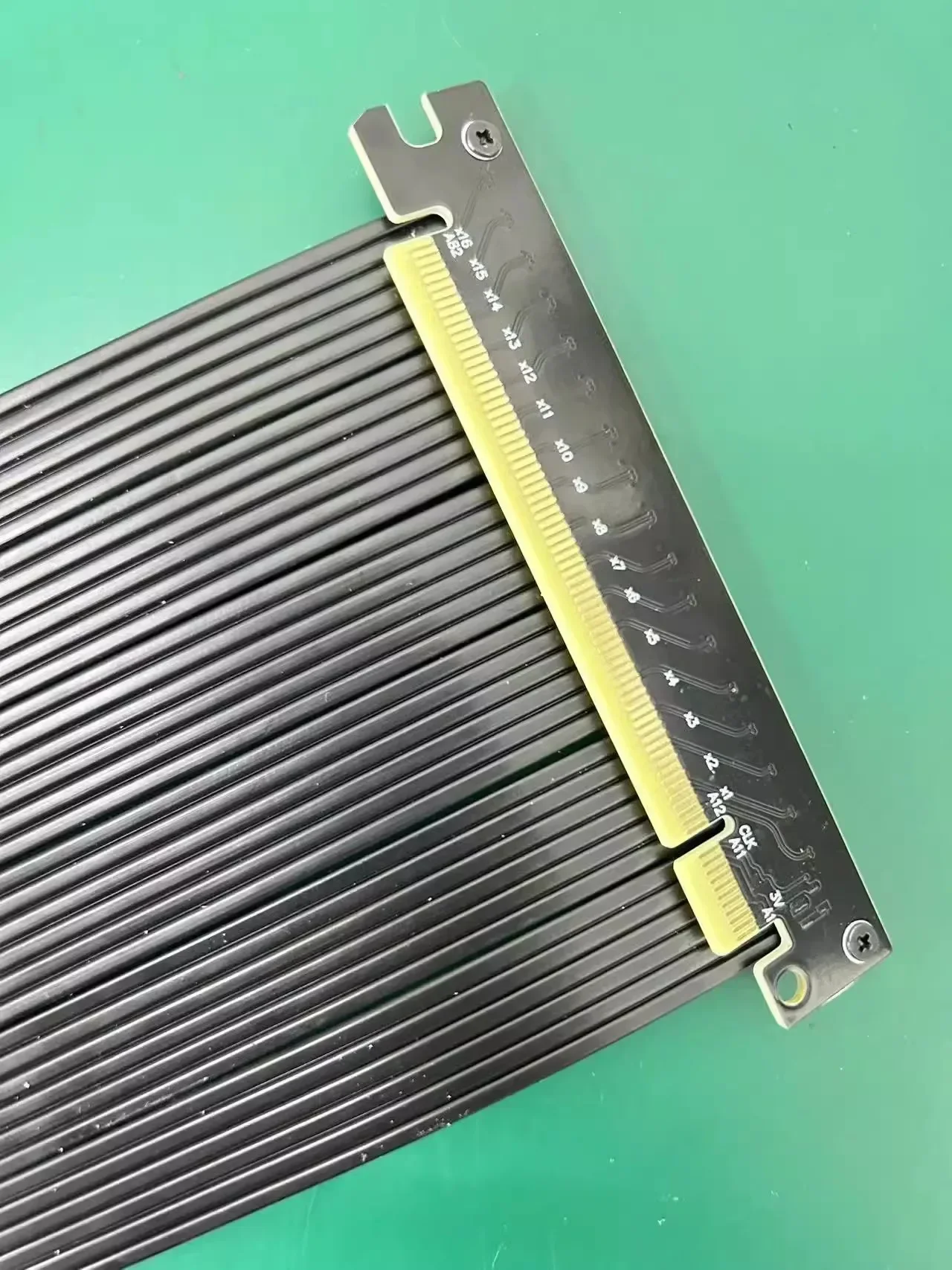 Adt-link-Cable de extensión vertical x16 4,0, carcasa ITX A4 para tarjetas gráficas, Gen4 16x PCIE, conector inverso - imagen 5