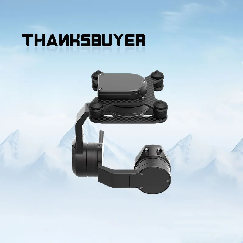 C-200T cardán FPV de 3 ejes 200g carga útil Motor sin escobillas de alto par estabilización mecánica ortogonal FPV PTZ - imagen 2