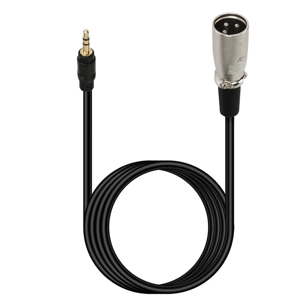 Conector estéreo de 3,5mm a XLR Cable macho/hembra 3PIN XLR a 1/8 pulgadas TRS Cable de Audio micrófonos altavoces consolas de sonido amplificador - imagen 2