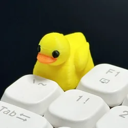 Keycap Resina Pato Amarillo para Teclado Mecánico