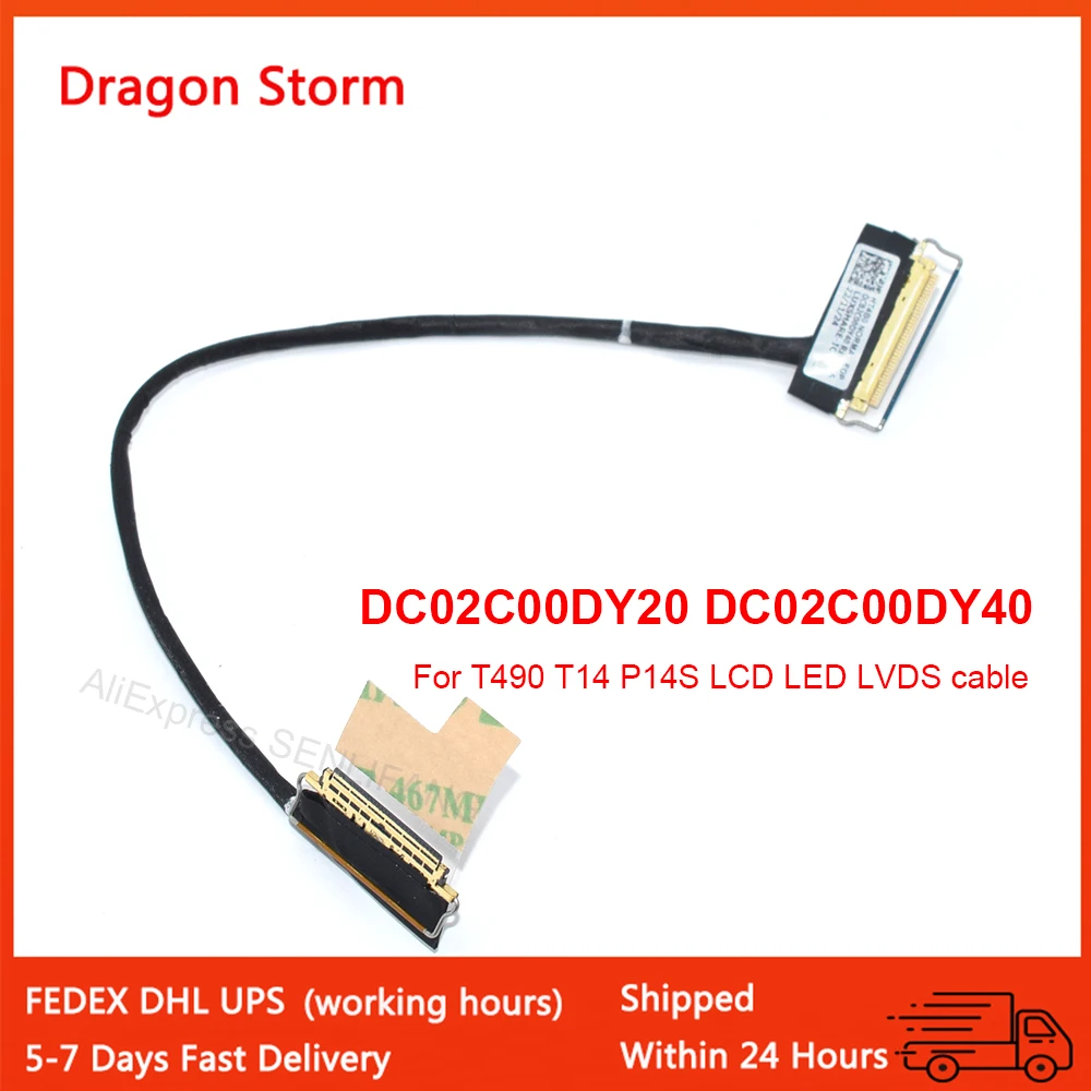 Nuevo 01YT382 02HK974 DC02C00DY40 DC02C00DY20 DC02C00DY10 para Lenovo T490 T14 P14S LCD LED LVDS Cable