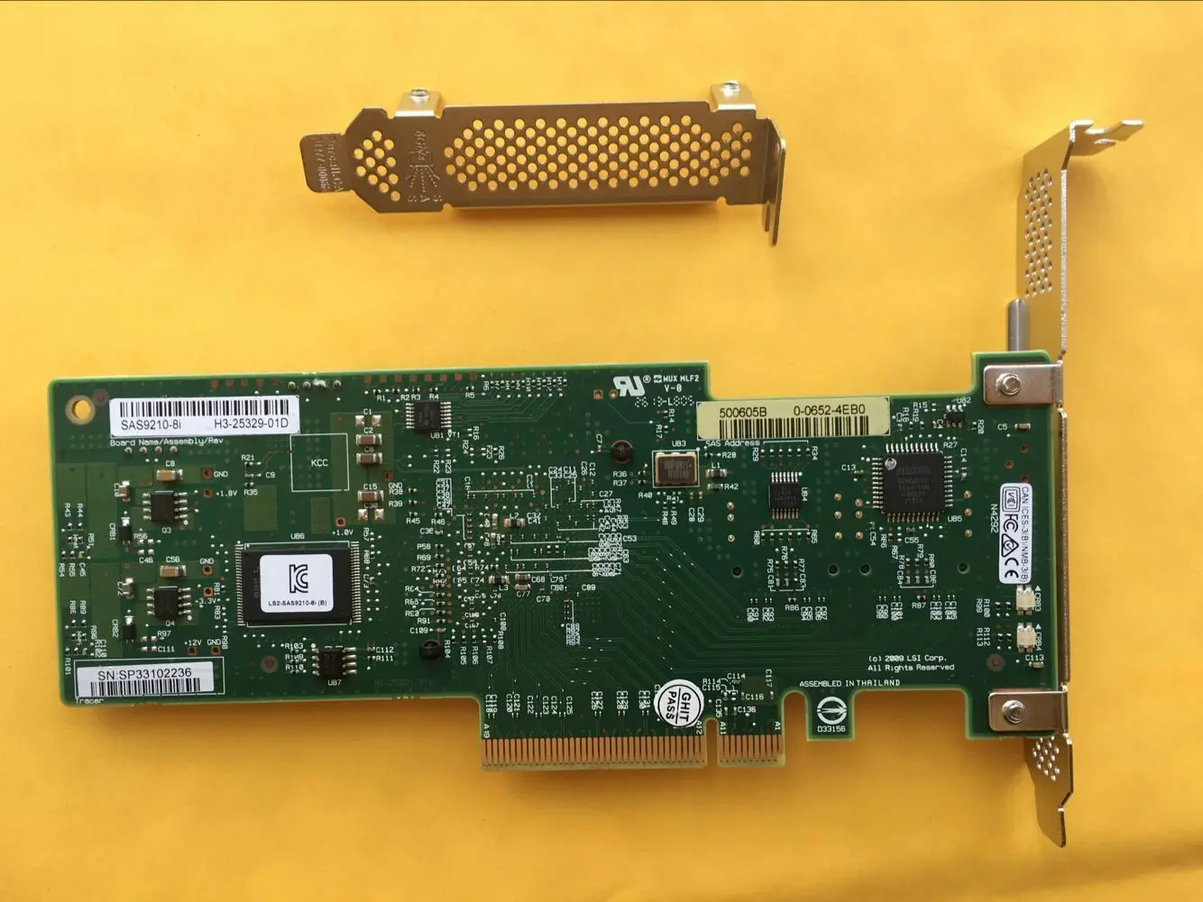 Tarjeta controladora LSI SAS 9210-8i 8 puertos 6 Gb/s PCIe HBA RAID SATA - imagen 4