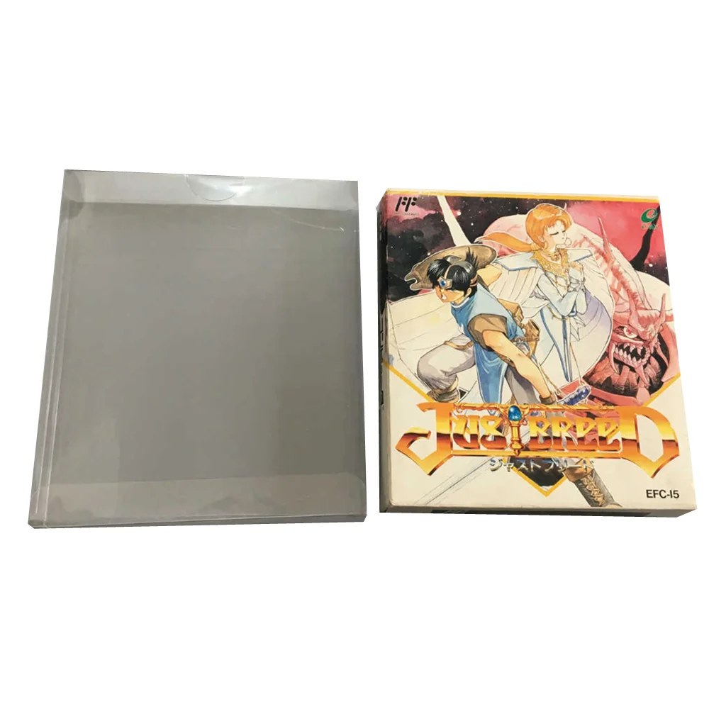 Protector de caja transparente para ordenador familiar Nintendo/Famicom/FC, cajas de almacenamiento TEP, carcasa de juego, estuche de exposición transparente