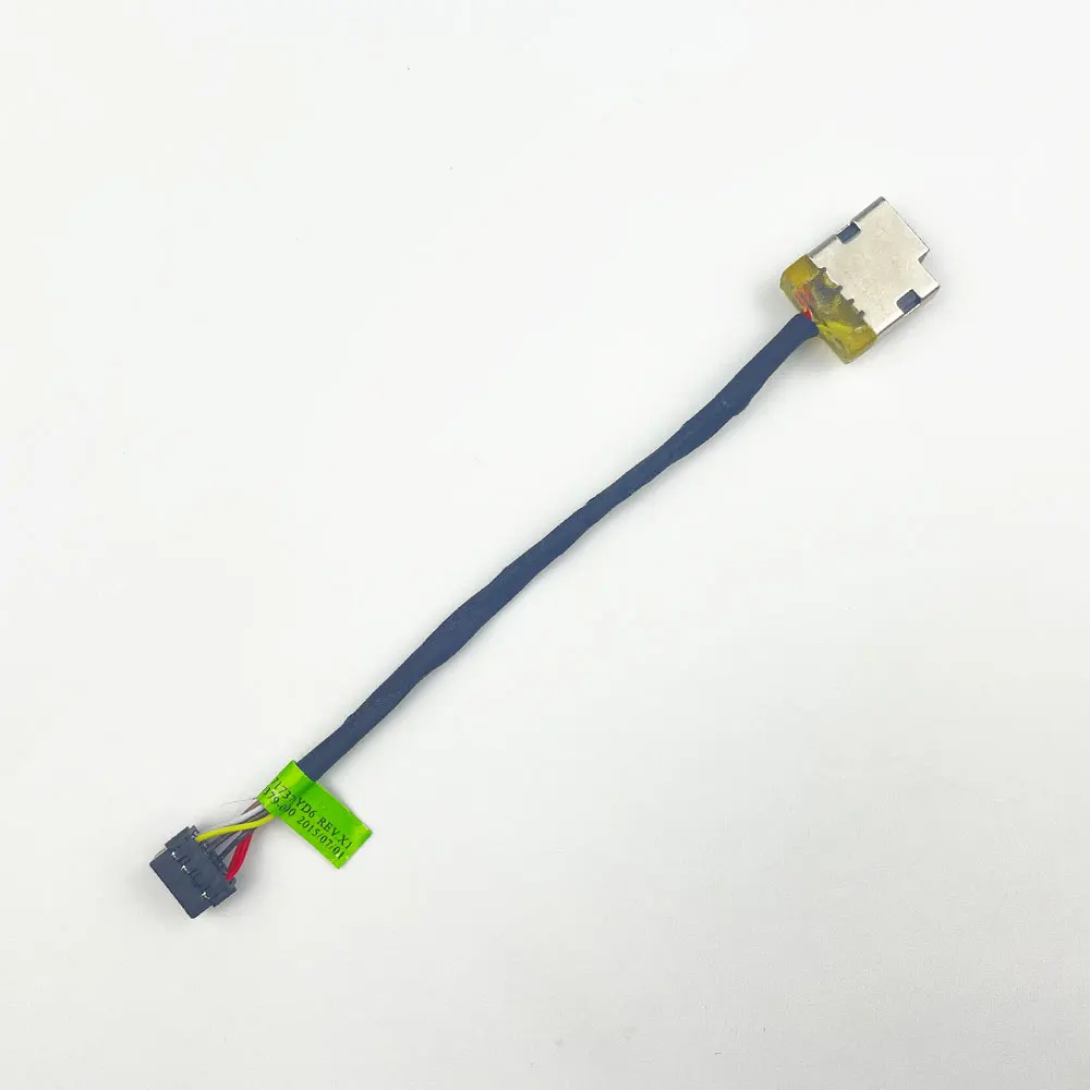 Conector de alimentación DC con cable para portátil HP pavilion 210, 215, G1, 14-K, 11-E, 11-E015DX, Cable flexible de DC-IN, 717370-YD6, 717370-FD6 - imagen 2