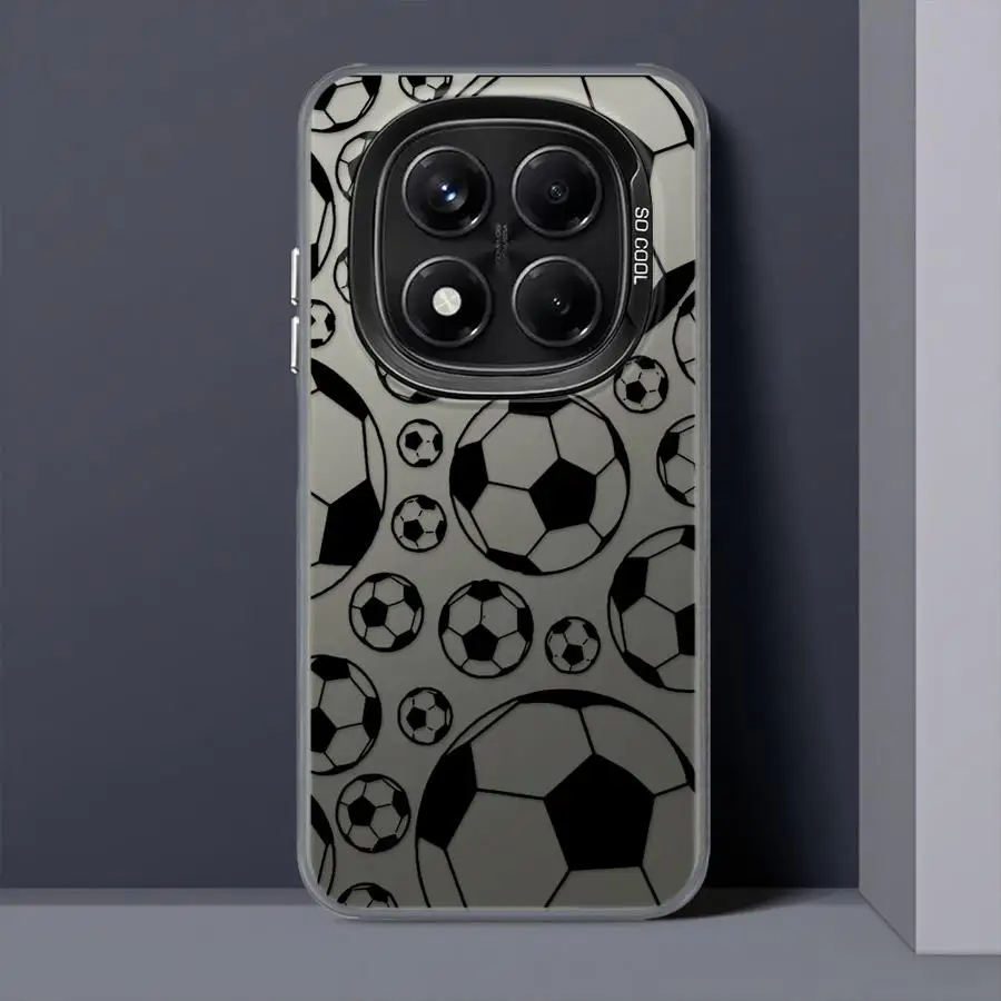 Funda para Xiaomi Redmi Note 13 12 11 11s 9s 10s 10Lite 14 Pro Plus 12s funda trasera para teléfono divertido fútbol - imagen 3