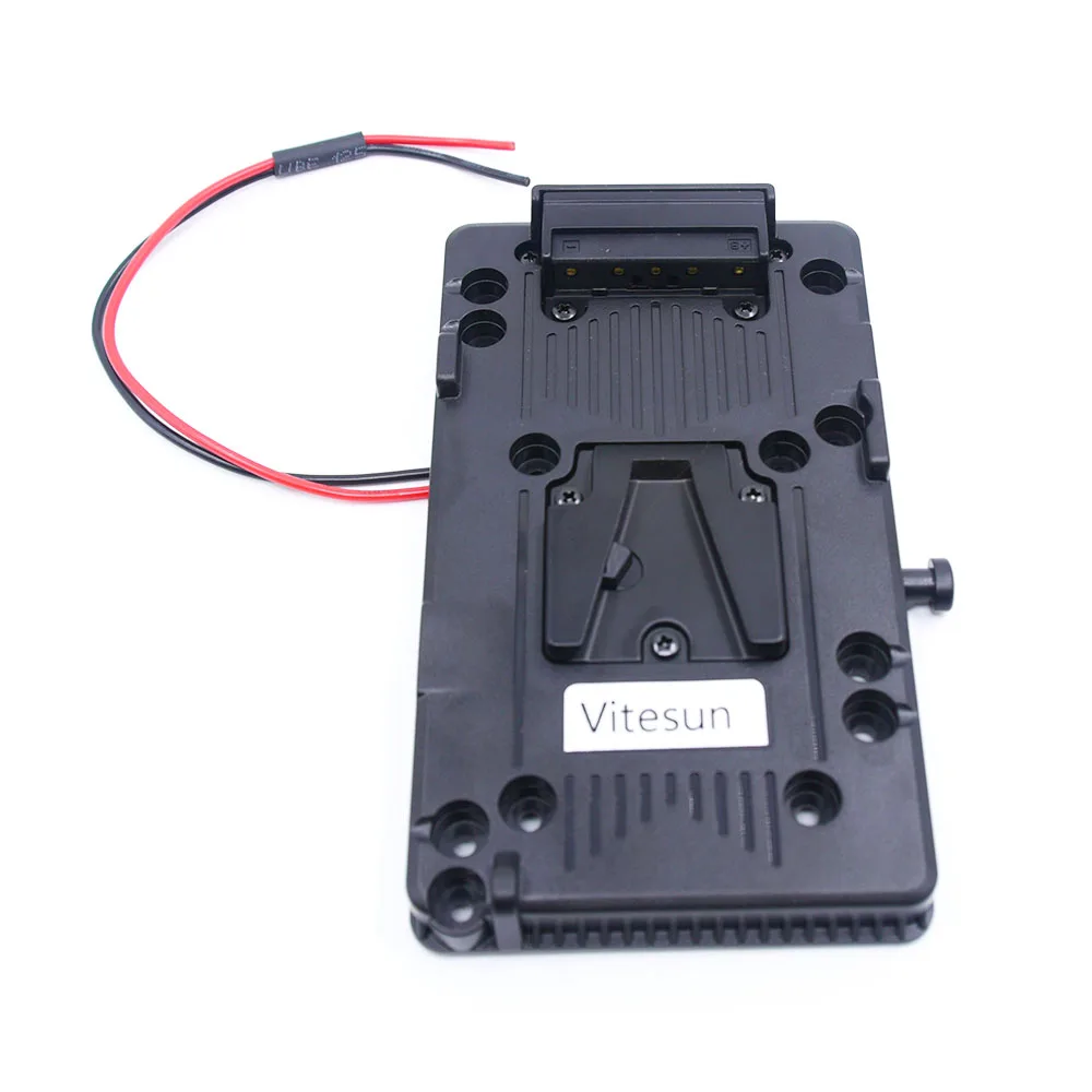 Adaptador de placa de batería V-lock con montaje en V, salida D-Tap DIY para iluminación de cámara DSLR, fuente de alimentación de Panel LED - imagen 3