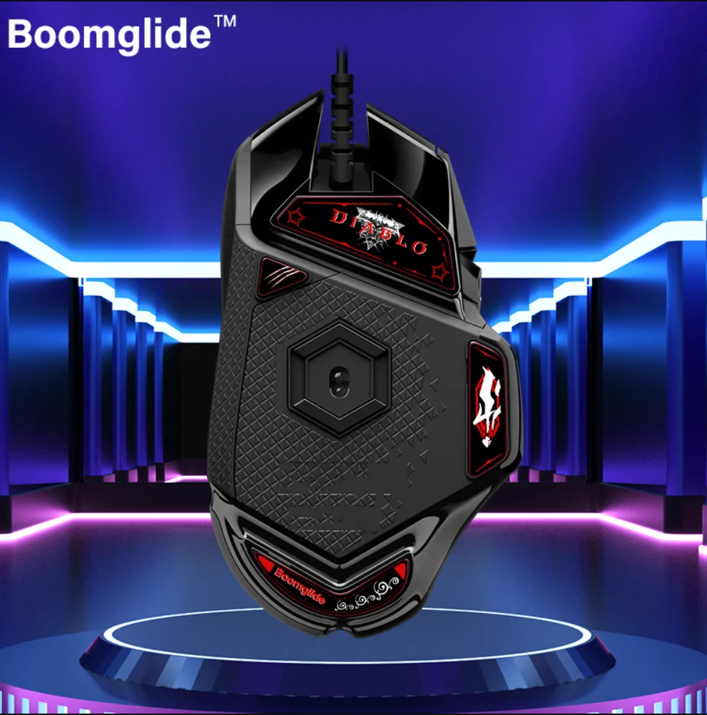BOOMGLIDE GlassMouse pies compatibles con Logitech G502 Hero ratón con cable esports accesorio de ratón para juegos - imagen 3