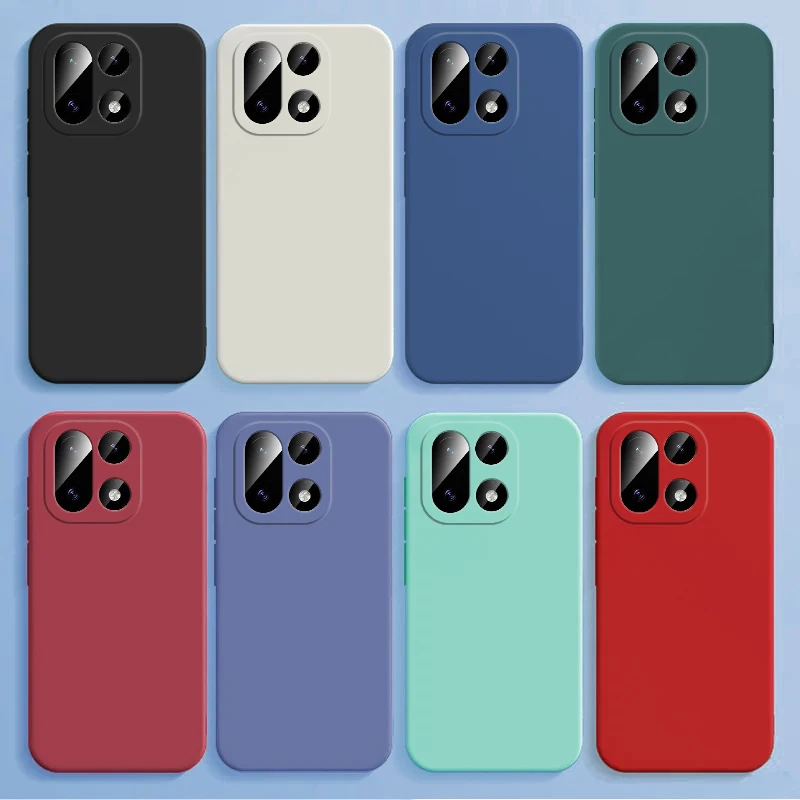 Funda suave mate de silicona líquida para Oneplus 15, cubierta protectora de lente de cámara de Color caramelo para One plus 15 1 + 15 - imagen 3