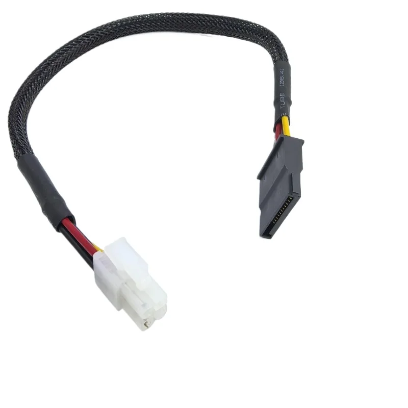 Placa base de 4 pines a SATA, Cable de fuente de alimentación para Lenovo Q77, Q75, E450, E350, D510, placa base, conectar disco duro, HDD, SSD, fo - imagen 5