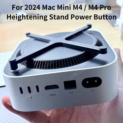 Mac Mini M4 Botón encendido soporte elevador – Impresión 3D