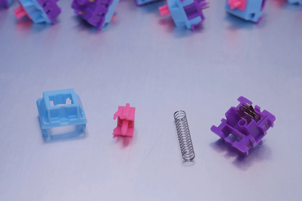 MOYU Melody Redux Switch V2 RGB SMD 5pin 46g 60g para teclado mecánico para juegos POM completo prelubricado de fábrica - imagen 5