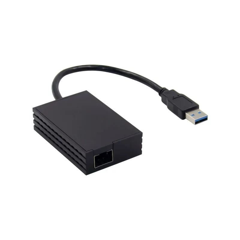 USB 3,0 a SFP 1 puerto con cable Gigabit fibra 1000M adaptador Ethernet Chip Realtek RT8153 portátil 10/100/1000Mbps tarjeta de red Usb - imagen 4