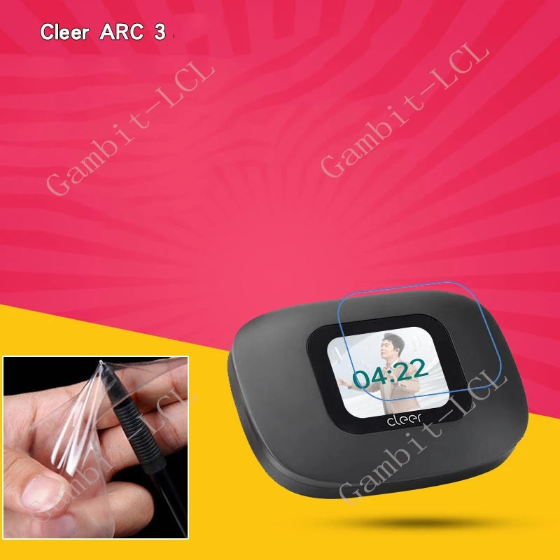 Para Cleer ARC 3 ARC3 Sport auriculares abiertos sonido arco HD película de hidrogel suave cubierta protectora de pantalla completa - imagen 3