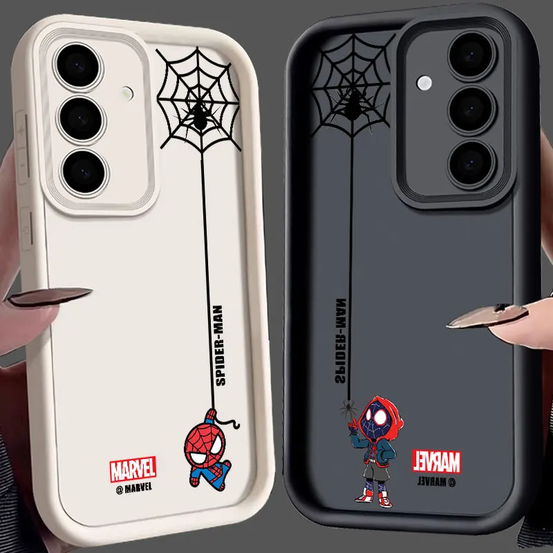 Funda de teléfono para Samsung S25 S24 S23 Ultra 5G S22 S20 Plus S21 FE Marvel Spider-man Spider Gwen Funda Galaxy S25Ultra S24FE Funda