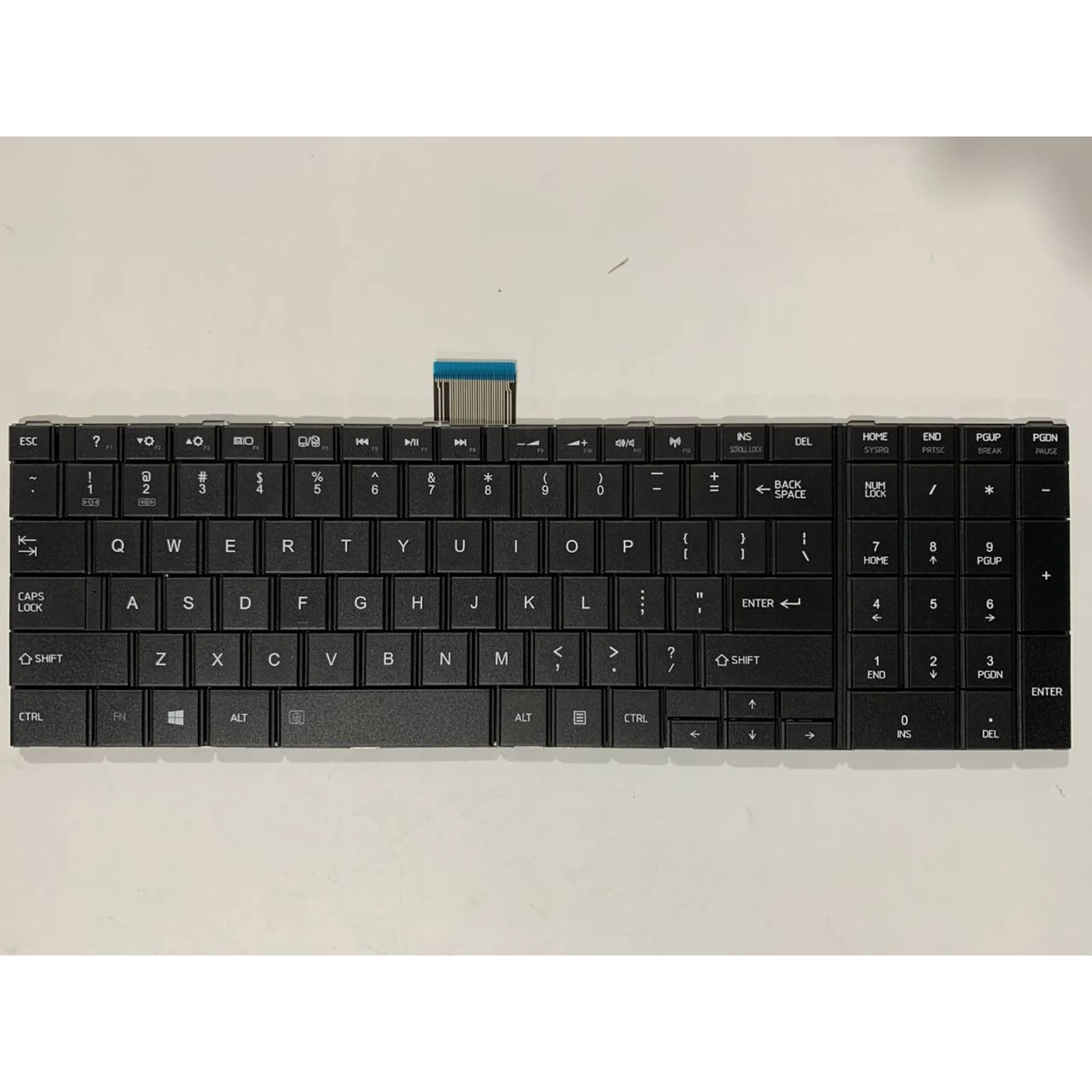 Teclado de ordenador portátil con diseño estadounidense para Toshiba Satellite C50 C50D C50-A C50D-A C55 C55DT C55DT-A - imagen 5
