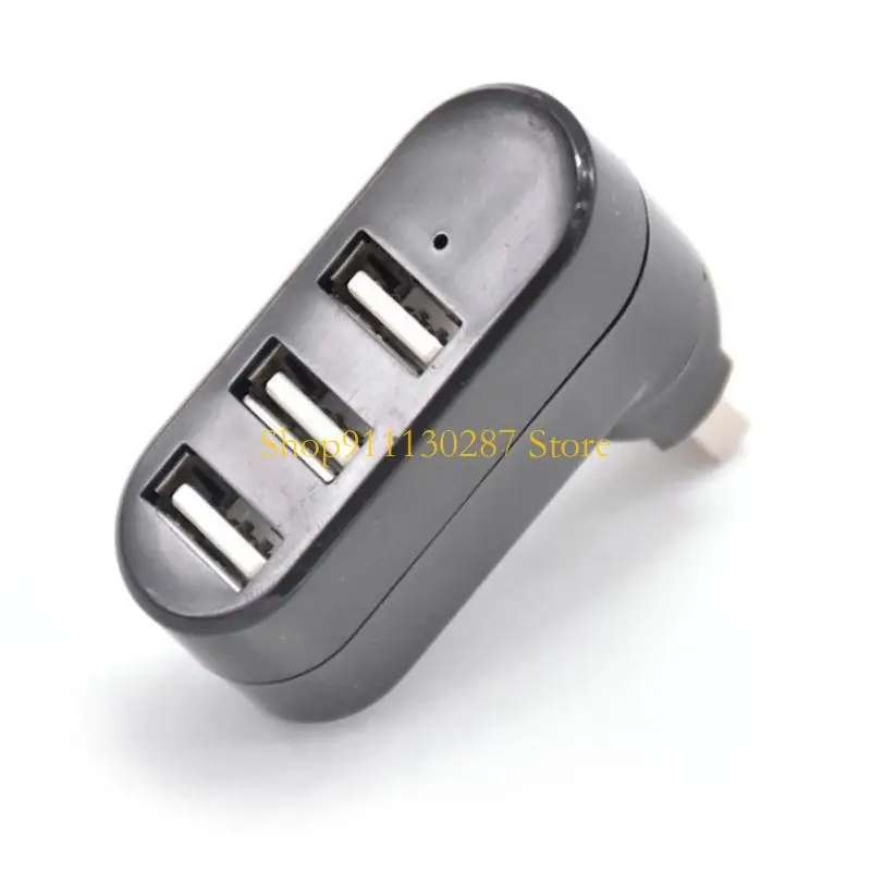 J1HC Hubs USB 3 puertos USB 2.0 Hub Mini Splitter Adaptador Hub para PC Notebook - imagen 5