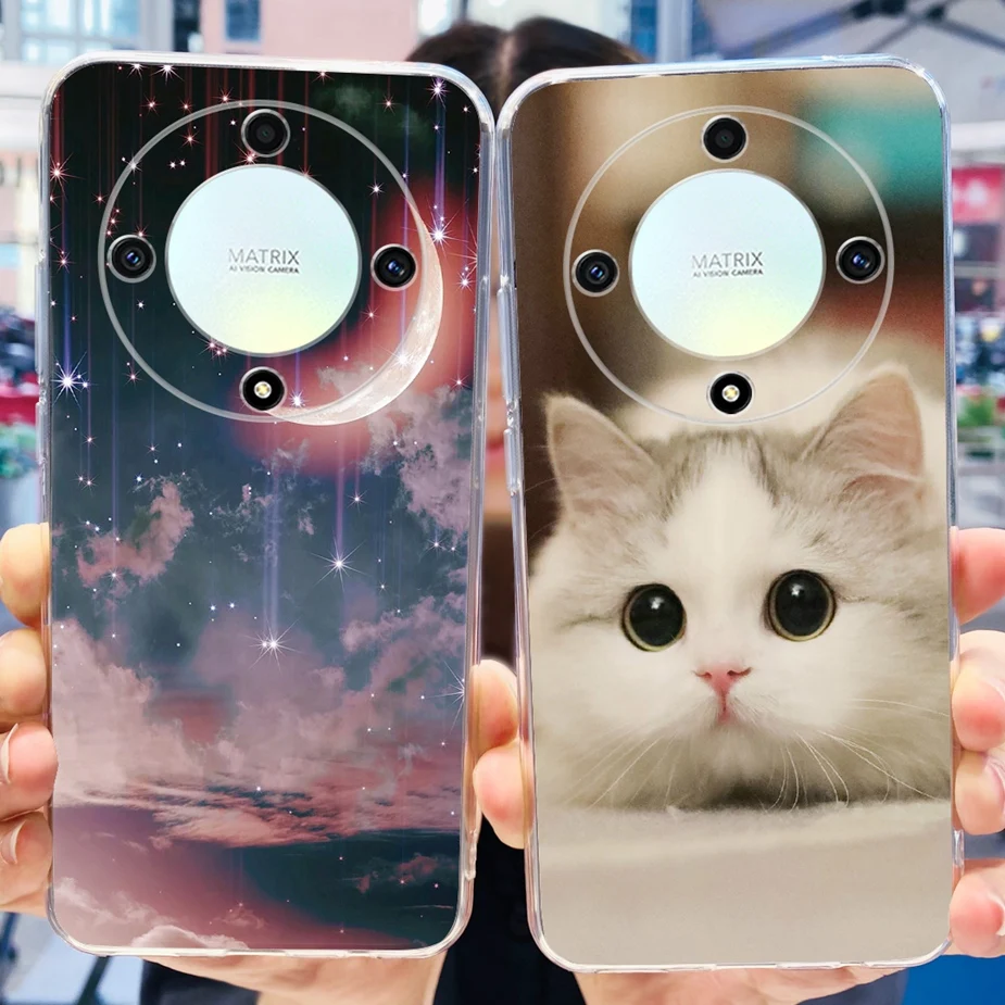 Funda de silicona blanda para Honor Magic5 Lite, cubierta pintada con estilo para Honor X9a RMO-NX1, Magic 5 Lite, Honor X9a - imagen 4