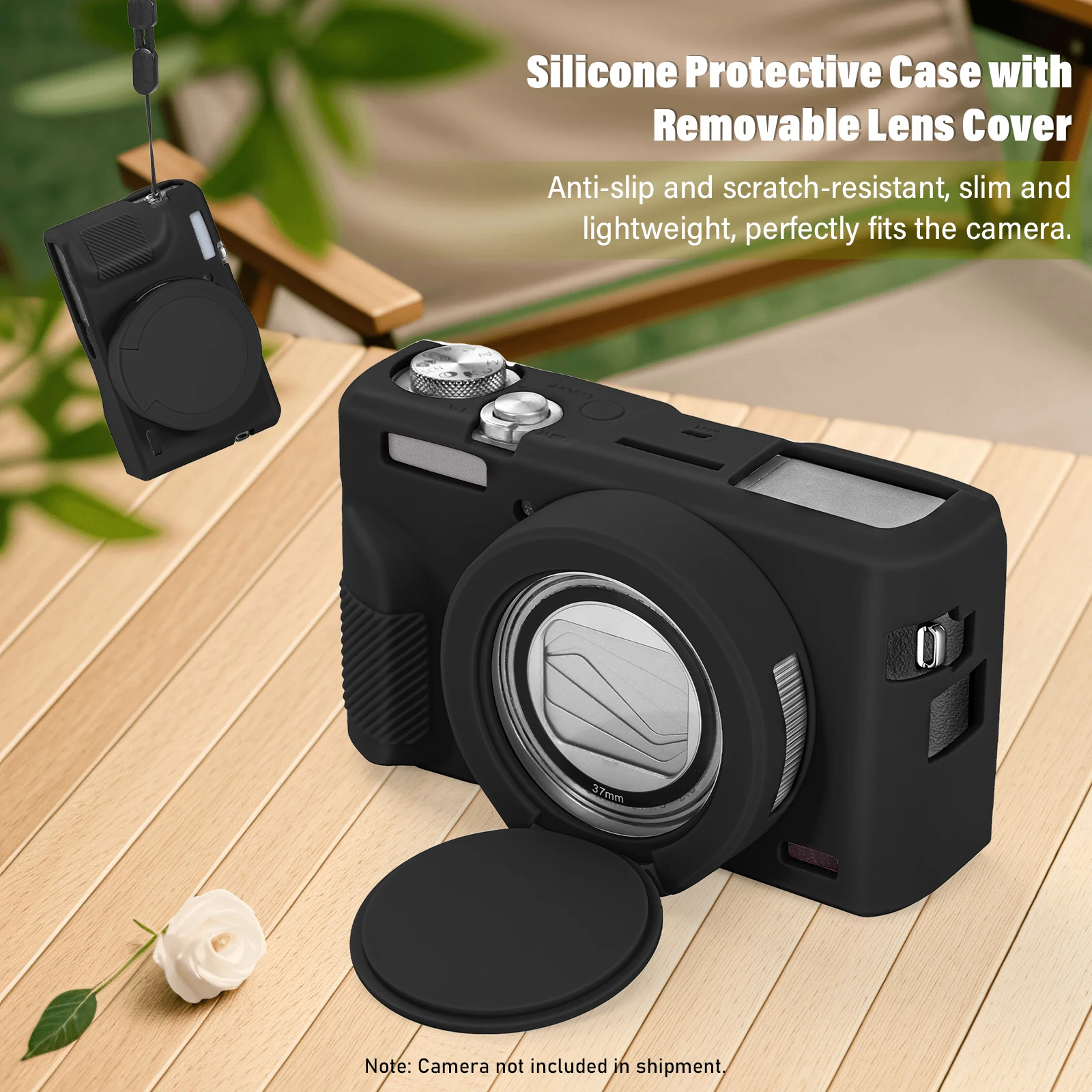 Funda de silicona para Canon Powershot G7 X Mark III, armadura para cámara Digital, cubierta corporal, anticaída, a prueba de polvo, funda de piel suave para Canon - imagen 3
