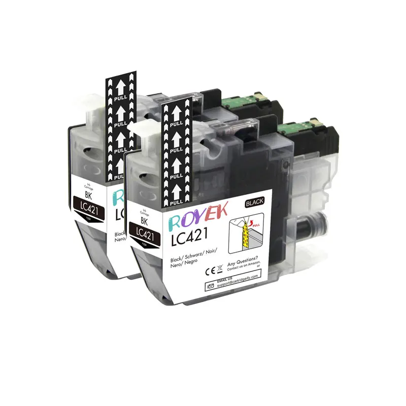 Cartuchos de tinta LC 421 421XL para impresora Brother LC421 XL Compatible DCP-J1050DW / DCP-J1140DW / DCP-J1800DW / MFC-J10DW - imagen 3