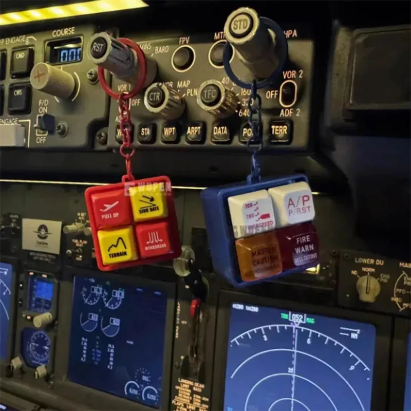 Boeing 737 Airbus EGPWS advertencia sonido simulador piloto llavero regalo - imagen 4