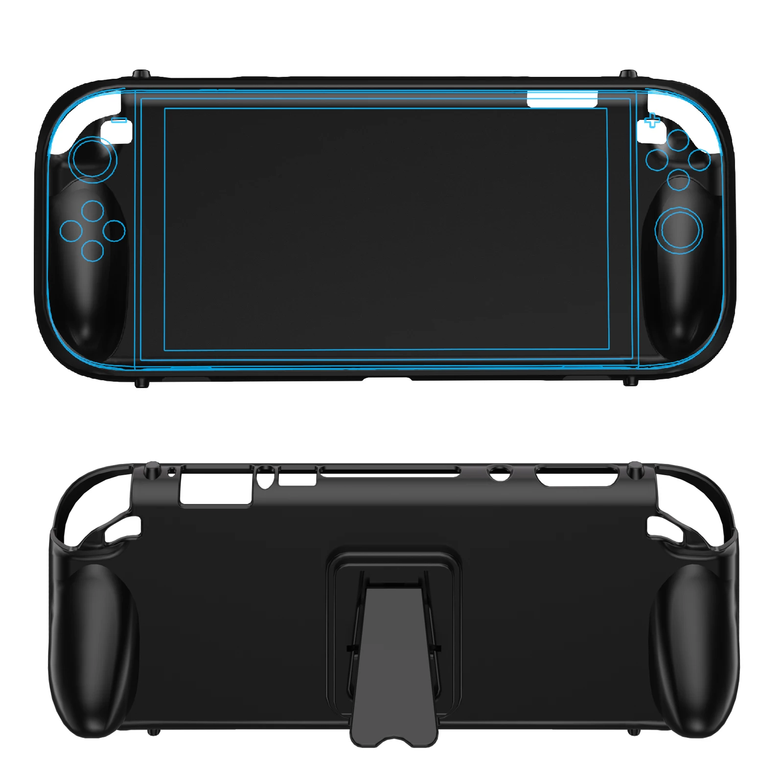 Funda protectora DOBE TUP NS2301 para Nintendo Switch 2, funda de TPU ultrafina y a prueba de golpes con recortes antideslizantes y precisos
