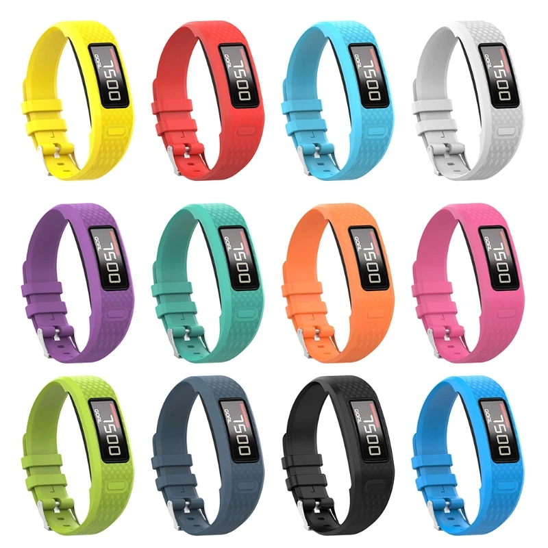 Correa de silicona para reloj inteligente Garmin Vivofit 1/2, pulsera suave impermeable, Correa deportiva para Vivofit1 Vivofit2