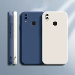 Funda Samsung Galaxy A10S A20 A30 A50 – Silicona Líquida Protección Cámara