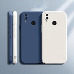 Funda Samsung Galaxy A10S A20 A30 A50 – Silicona Líquida Protección Cámara