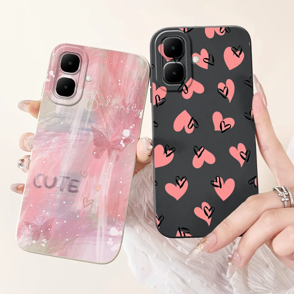 Para Infinix Smart 10 funda X6725 funda a prueba de golpes Cool pintado suave mate Fundas de silicona para Smart 10 Plus X6725B Smart10 parachoques - imagen 2